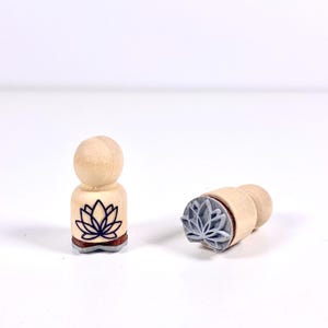 Ministempel 15mm Lotus Stempel