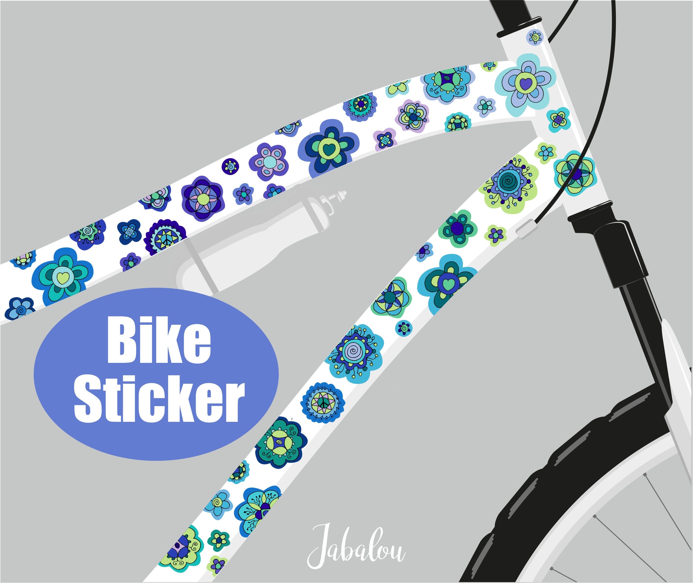 Fahrrad Rahmenschutz Set Carbon Silber Folie V2 Aufkleber MTB BMX