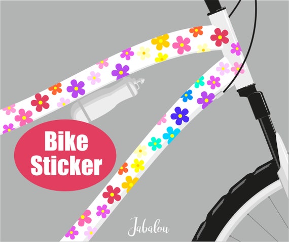 Reflective Bike Stickers, Flowers, Bike Stickers, Bike Stickers