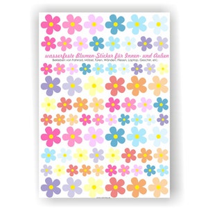 Flowers bicycle stickers, stickers for bicycles, stickers bicycles, bicycle stickers, waterproof stickers, stickers, pastel flowers image 3