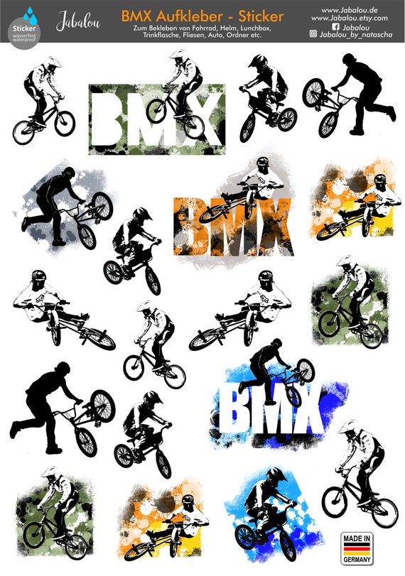 Sticker Waterproof BMX Stickers BMX Stickers Waterproof - Etsy