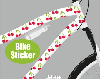 Cherries bicycle stickers, stickers for bicycles, stickers bicycle, bicycle stickers, waterproof stickers, stickers, stickers