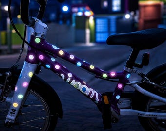 Reflective Confetti Stickers – Bicycle & Helmet – Dot Stickers for Visibility and Safety