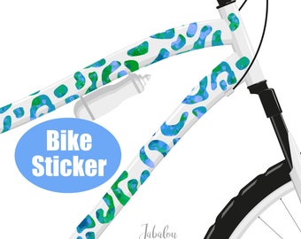 Fahrradsticker Animal Print sea