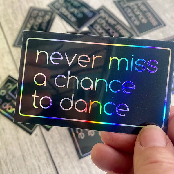 Holographic Dance Sticker