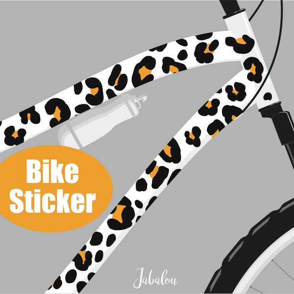 Fahrradsticker Animal Print Nature