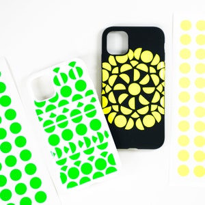 NEON stickers dishwasher safe Confetti bicycle stickers
