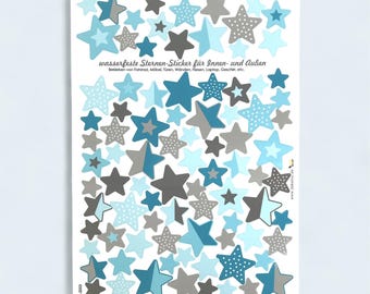 Waterproof star stickers, stickers, star stickers, stars, waterproof stickers, dishwasher safe, lunchbox, tiles, doors