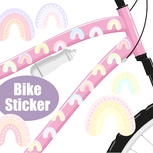 Bicycle sticker rainbow MINI