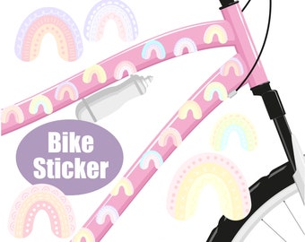 Bicycle sticker rainbow MINI