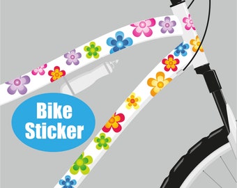 Bicycle stickers flowers, stickers bicycle, bicycle stickers, bicycle stickers, waterproof stickers, stickers flowers, bicycle stickers flowers