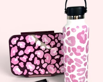 Waterproof sticker, animal print, pink