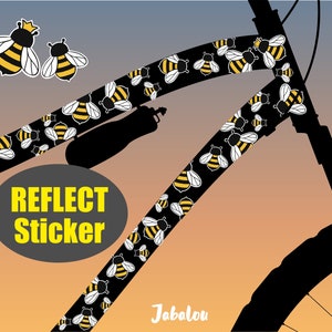 Bee REFLECTIVE stickers
