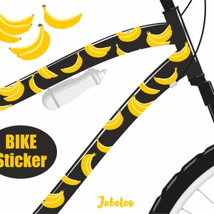 Bicycle stickers bananas