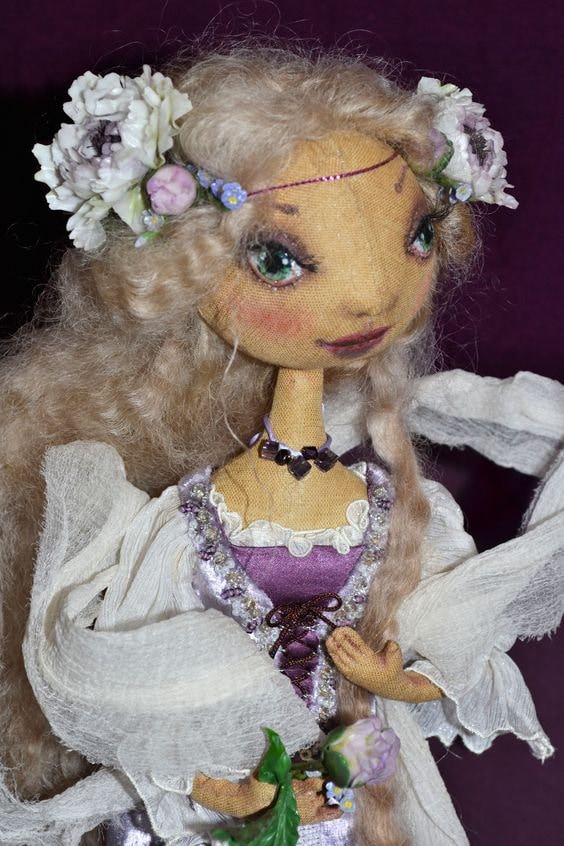 Zubels Pastel Princess Posey Knit Doll