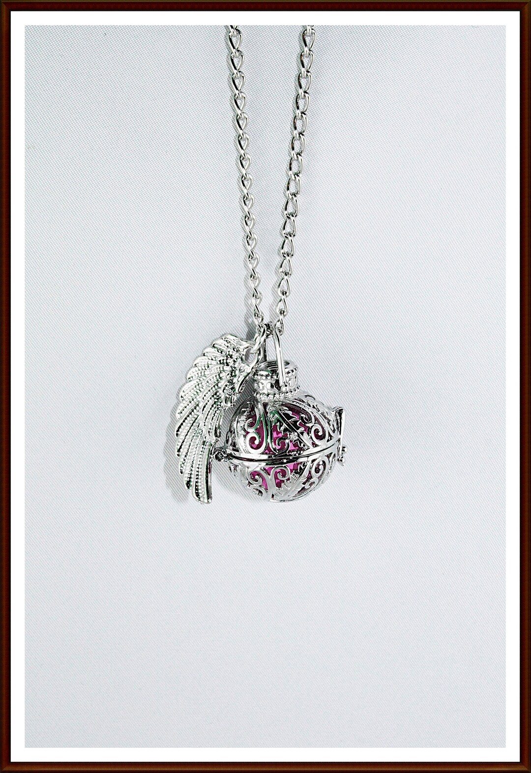 Angel Caller Angel Caller Necklace Sound Ball Harmonyball Wings - Etsy
