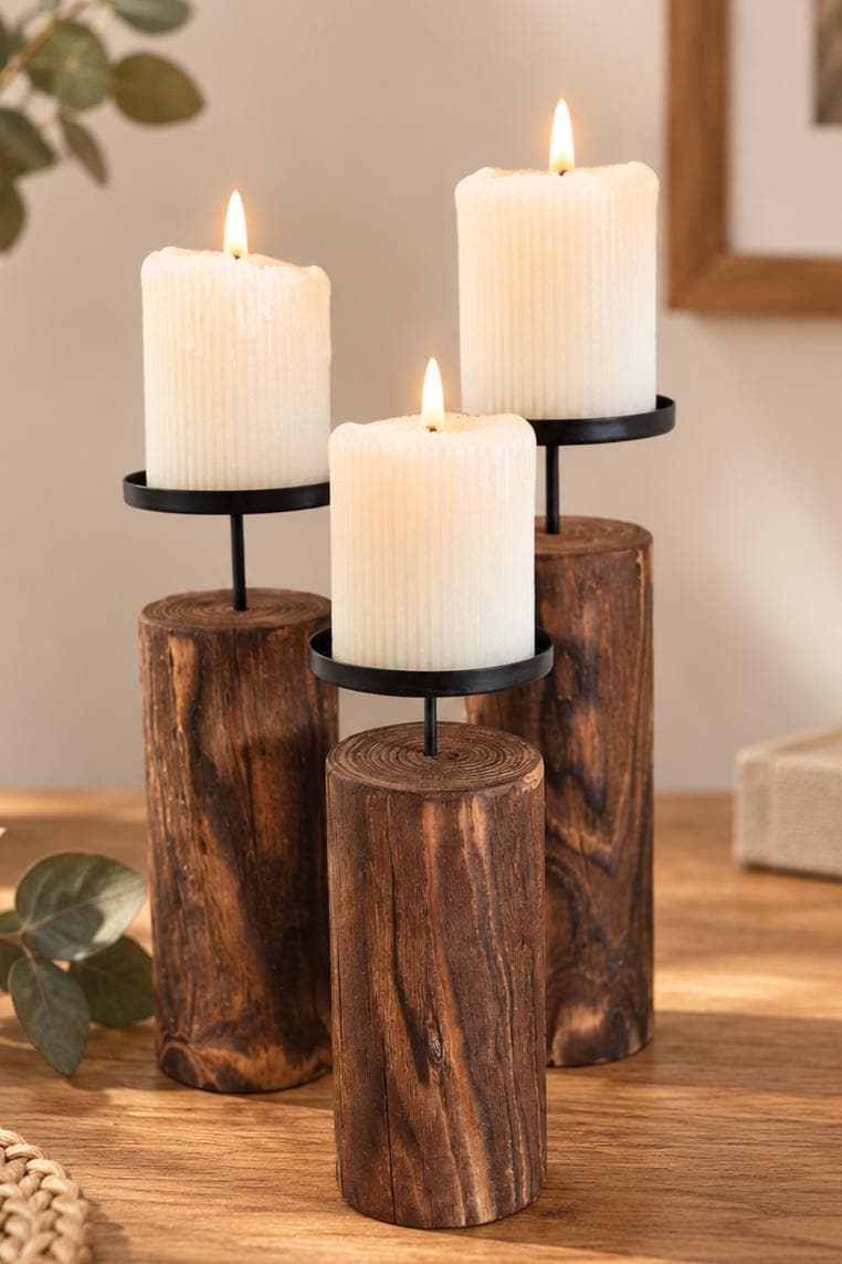 Kerzenständer holz