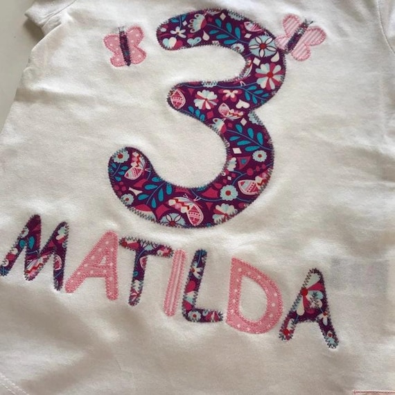 Geburtstagsshirt Mädchen oder Junge oder genderneutral als Langarmshirt oder Kurzarmshirt wählbar