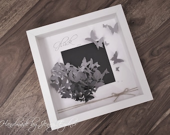 3-D picture "Butterfly Heart"