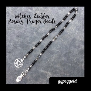 Goddess Witches Ladder / Prayer Beads