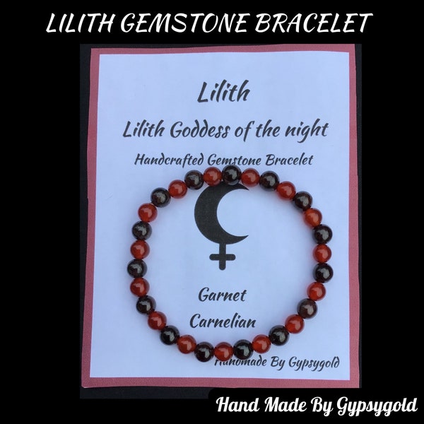 Lilith Edelstein Armband 6 mm