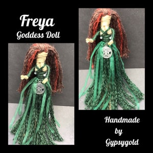 Muñeca de la Diosa Freya con certificado de propiedad - Hecha a pedido