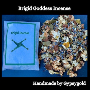 Brigid Celtic Goddess  Hand-blended Incense