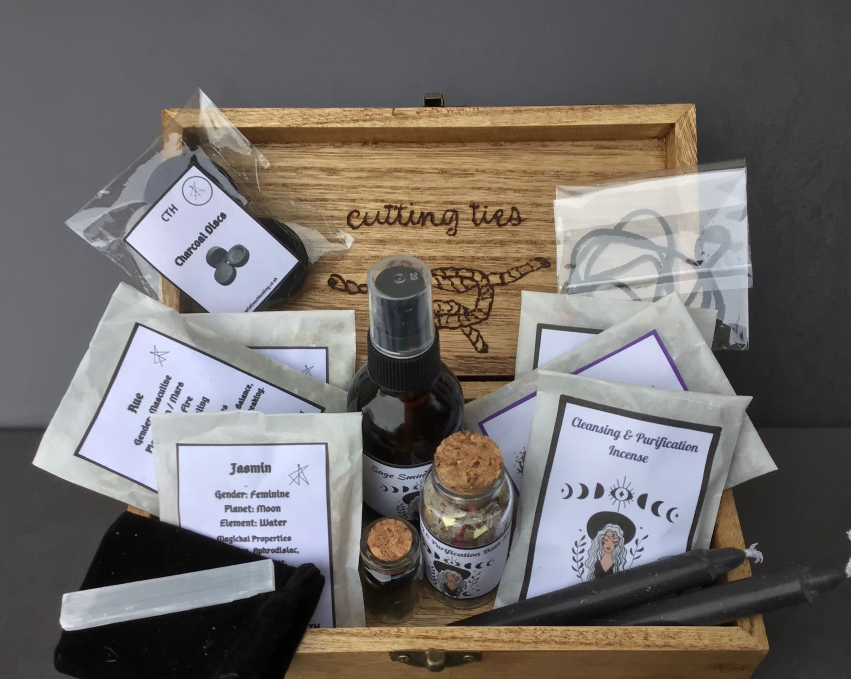 Cord Cutting Ritual Kit -made to Order - Etsy