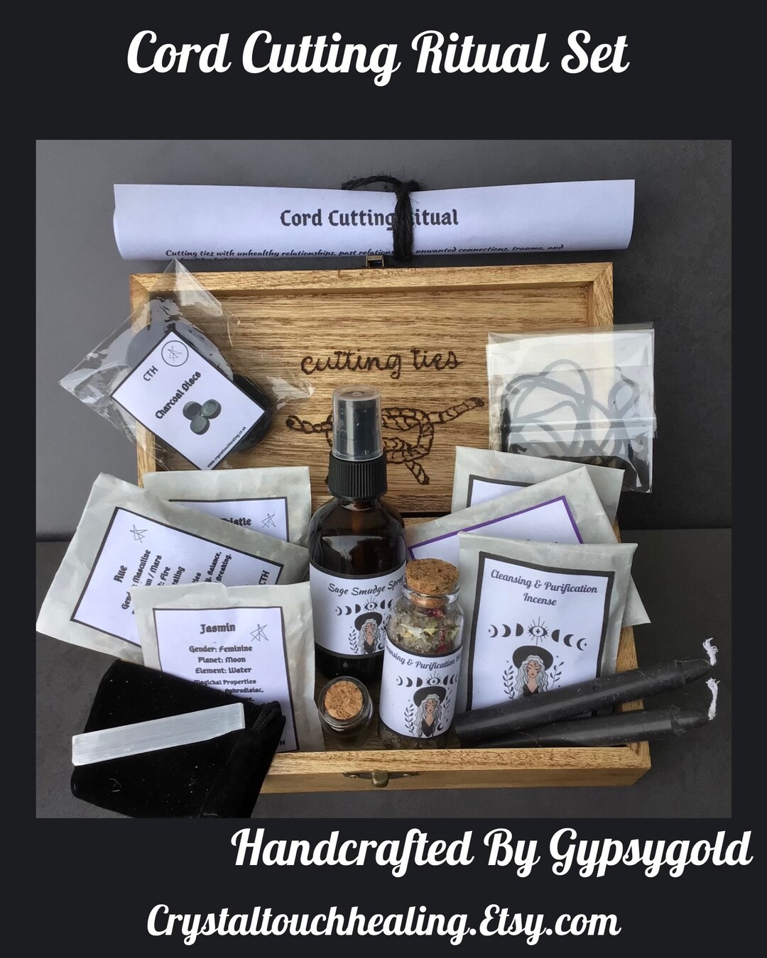 Cord Cutting Ritual Kit -made to Order - Etsy