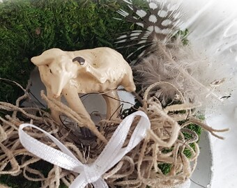 Shabby Moss Wreath Sheep