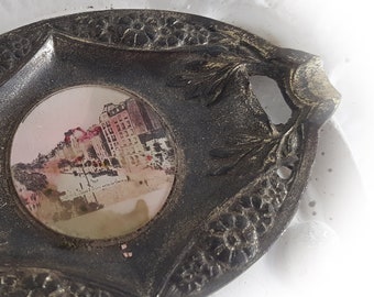 Depose France 1900 Brocante ashtray vessel for ashes Art Nouveau