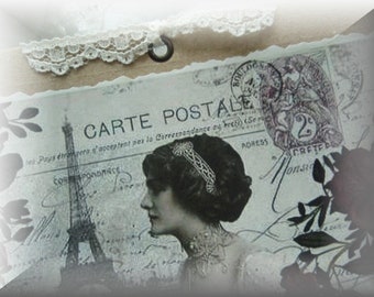 08 Paris Card Karte Grüße