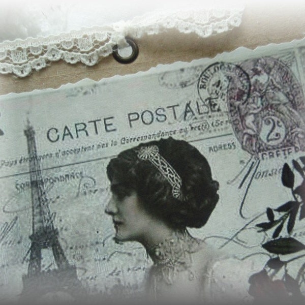 08 Paris Card Karte Grüße