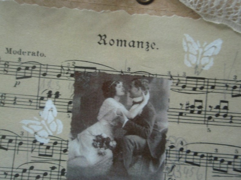 009 Carte de vœux nostalgique/carte d'amour 009 image 1