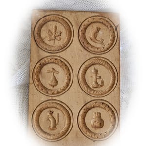 Altes Springerle Model Butterform Holzmodel form mould Holz