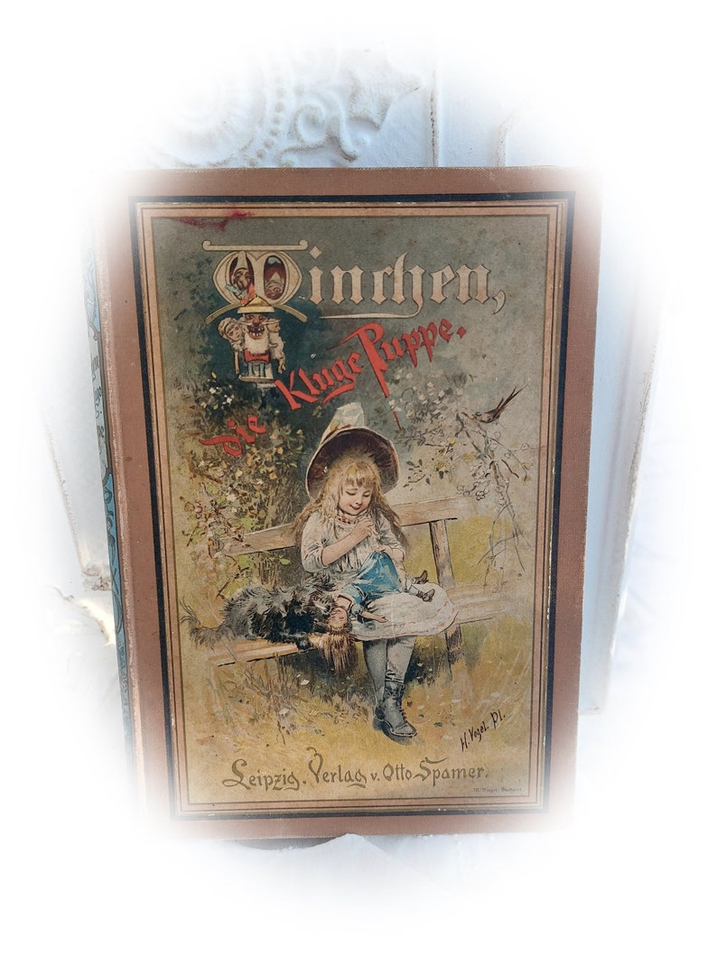 Livre ancien 1900 Minchen la poupée intelligente Emma Biller image 1