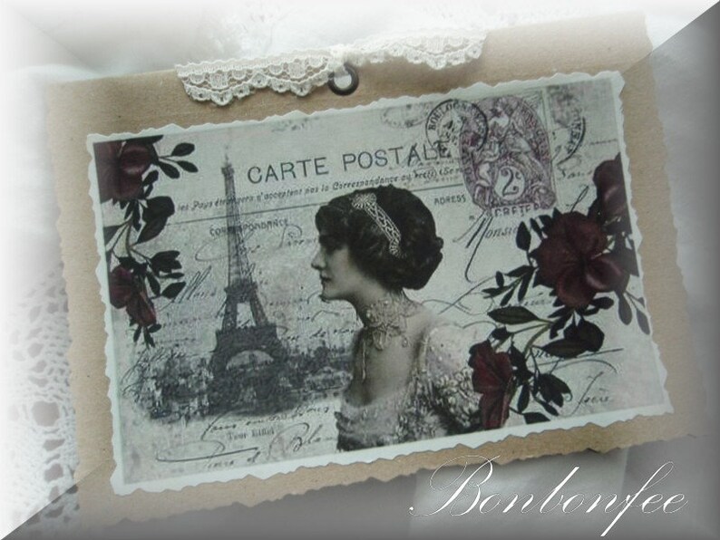 08 Paris Card Carte Salutations image 2