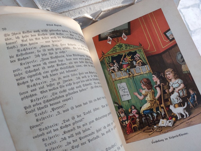 Livre ancien 1900 Minchen la poupée intelligente Emma Biller image 4