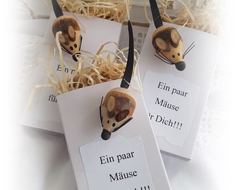 Cadeau d'argent souris, emballage cadeau