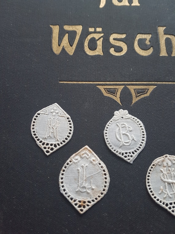 5 individual different monograms initials laundry… - image 4
