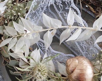 LA MAGIE! Couronne naturelle d'eucalyptus et de ruscus