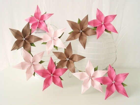 Eine Sternenlichterkette Mit 3 D Sternen Handmade Kultur