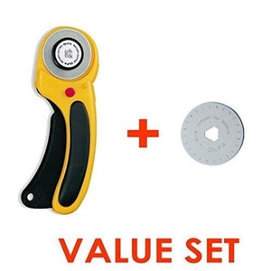 Rotatiesnijder OLFA Endurance Blade 45 mm + vervangingsmesset