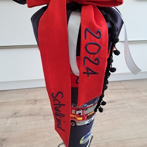 Noeud pour le cône scolaire en tissu, personnalisable 140 cm x 5 cm