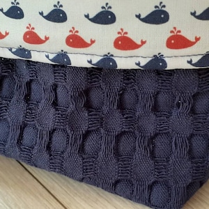 Big waffle fabric ÖkoTex Standard100 50 cm x 150 cm 250g/m²