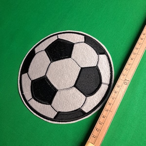 Gestickter Fußball Patch als Aufnäher