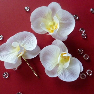 Haarschmuck zur Hochzeit-Party-Orchidee Bild 1