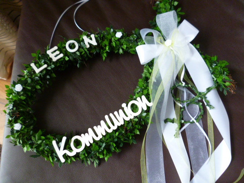 Türkranz Kommunion / Konfirmation | Etsy Türkranz Kommunion / Konfirmation | Etsy