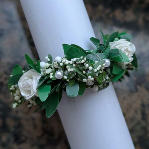 Drip protector for Communion/Baptismal candle - candle wreath