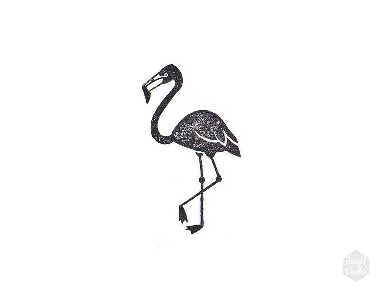 Stempel MAXI Flamingo Bild 1